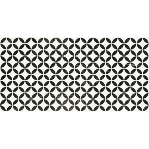 Kütahya Seramik Black Calacatta 60x120 cm Kristal Dekor Rektifiye Parlak Nano