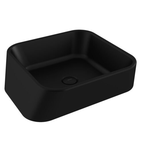 Bocchi Firenze 42 cm Mat Siyah Çanak Lavabo
