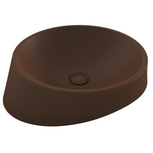 Bocchi Venezia 56 cm Mat Kahverengi Çanak Lavabo