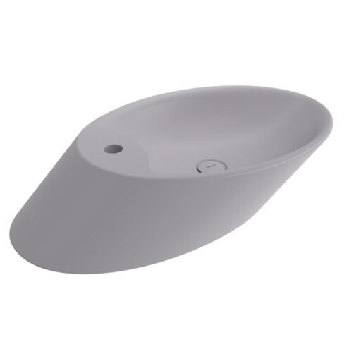 Bocchi Vessel 70 cm Mat Gri Tezgah Üstü Lavabo