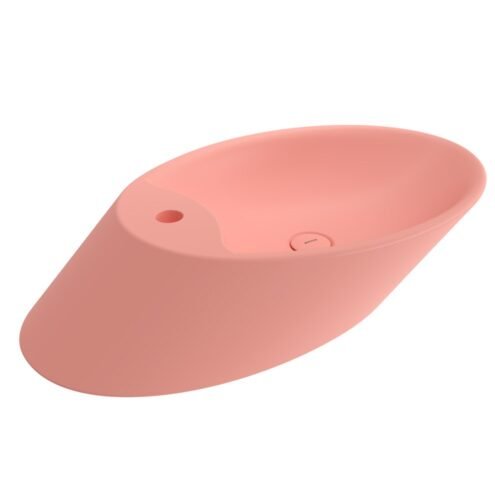 Bocchi Vessel 72 cm Mat Somon Tezgah Üstü Lavabo