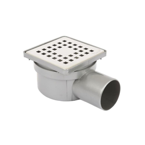 Sukar 10x10 cm Paslanmaz Çelik Çerçeveli Kare Izgaralı Yer Süzgeci