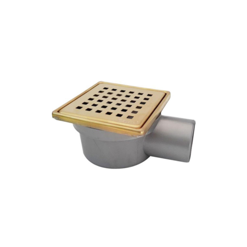 Sukar 10x10 cm Altın Çelik Çerçeveli Kare Izgaralı Yer Süzgeci