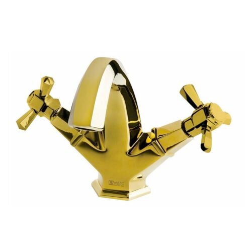 Newarc Hexa Altın Lavabo Bataryası