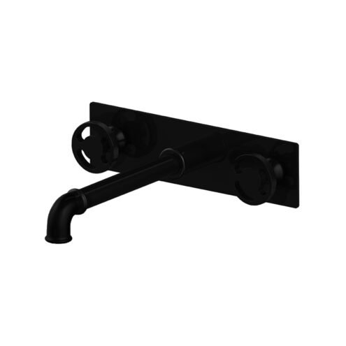 Newarc Victory Mat Siyah Ankastre Lavabo Bataryası