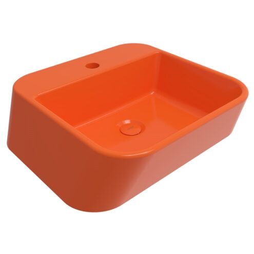 Bocchi Firenze 42 cm Parlak Turuncu Lavabo