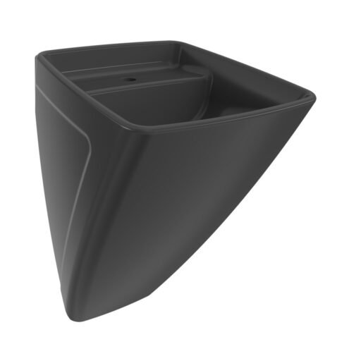 Bocchi Firenze Parlak Siyah Asma Monoblok Lavabo