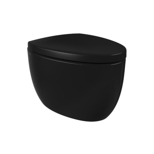 Bocchi Etna Parlak Siyah Asma Klozet