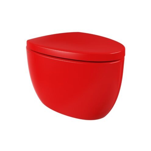 Bocchi Etna Parlak Kırmızı Asma Klozet