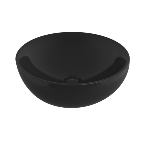 Bocchi Venezia 45 cm Parlak Siyah Çanak Lavabo