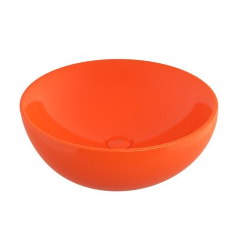 Bocchi Venezia 45 cm Parlak Turuncu Çanak Lavabo