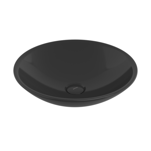 Bocchi Venezia 40 cm Parlak Siyah Çanak Lavabo