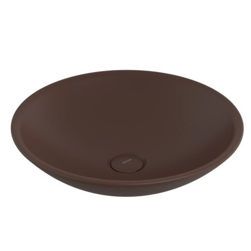 Bocchi Venezia 40 cm Mat Kahverengi Çanak Lavabo