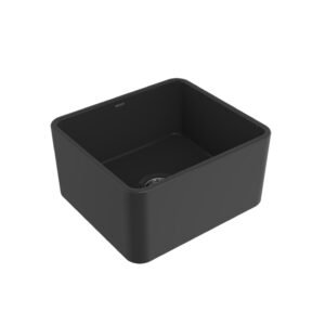 Bocchi Lavello 50 cm Parlak Siyah Mutfak Eviyesi