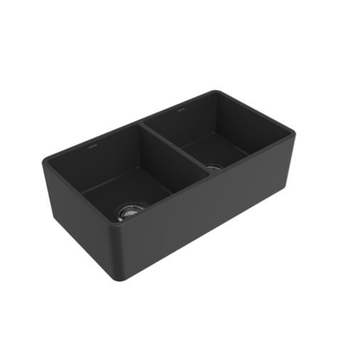 Bocchi Lavello 85 cm Parlak Siyah Mutfak Eviyesi