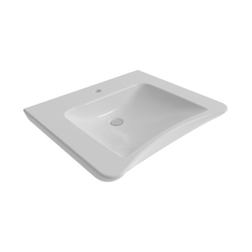 Bocchi Care&Comfort 65 cm Parlak Beyaz Bedensel Engelli Lavabosu