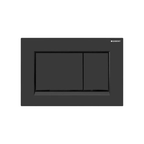 Geberit Sigma30 Mat Siyah Siyah Mat Siyah Kumanda Paneli