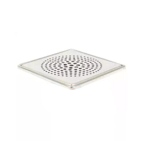 Sukar Line 9 15x15 cm Sun Izgaralı Krom Yer Süzgeci