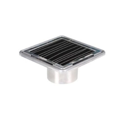 Sukar Line 9 10x10 cm Beyaz Çizgili Siyah Yer Süzgeci