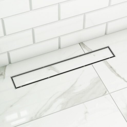 Sukar Line 6 40 cm Seramik Uyumlu Krom Duş Kanalı