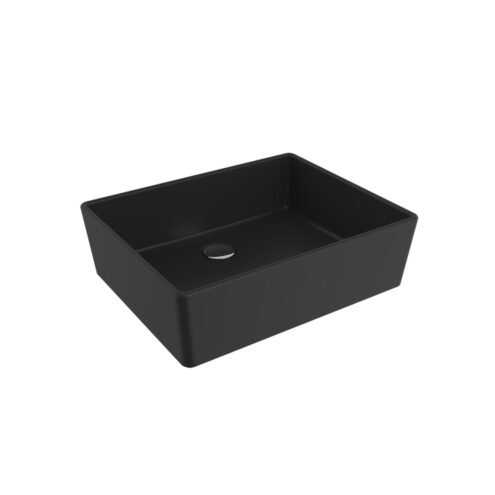 Bocchi Milano 50 cm Mat Siyah Çanak Lavabo