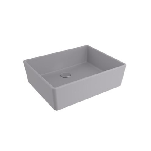 Bocchi Milano 50 cm Mat Gri Çanak Lavabo