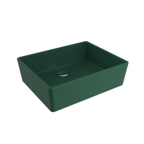 Bocchi Milano 50 cm Mat Yeşil Çanak Lavabo