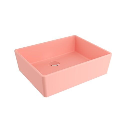 Bocchi Milano 50 cm Mat Somon Çanak Lavabo