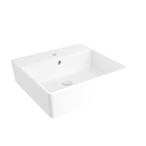 Bocchi Milano 50 cm Mat Beyaz Tezgah Üstü Lavabo