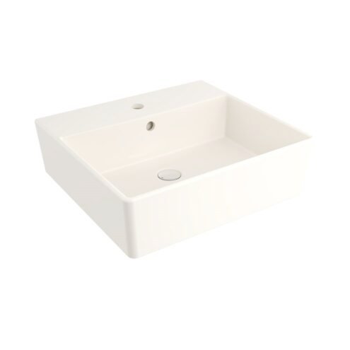 Bocchi Milano 50 cm Parlak Bisküvi Tezgah Üstü Lavabo