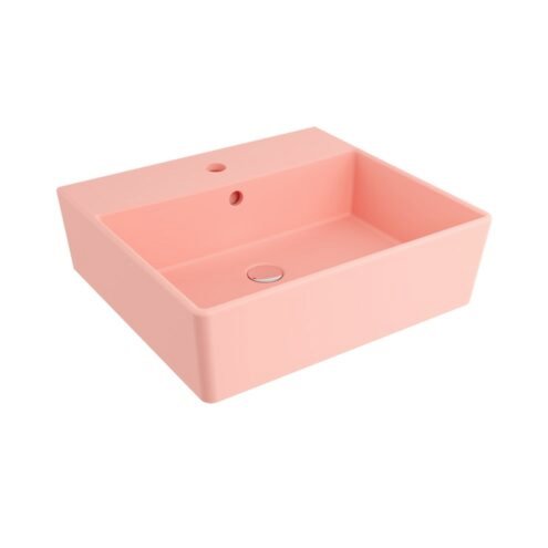 Bocchi Milano 50 cm Mat Somon Tezgah Üstü Lavabo