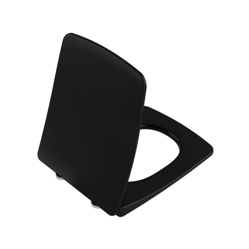 Vitra Metropole Siyah Slim Yavaş Kapanır Klozet Kapağı