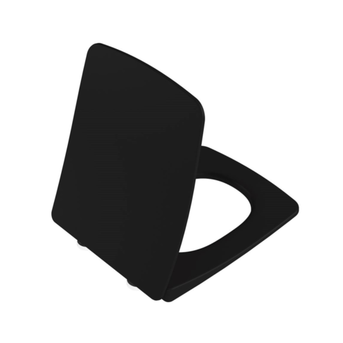 Vitra Metropole Mat Siyah Slim Yavaş Kapanır Klozet Kapağı