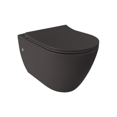 Bocchi Venezia Rimless Mat Antrasit Asma Klozet