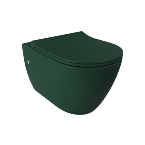 Bocchi Venezia Rimless Mat Yeşil Asma Klozet