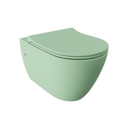 Bocchi Venezia Rimless Mat Mint Yeşil Asma Klozet