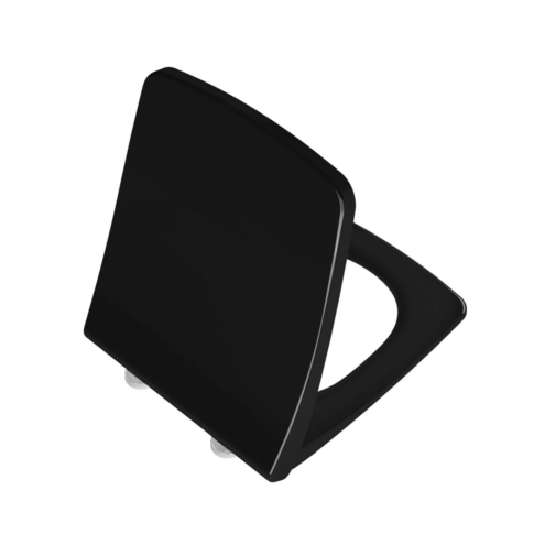 Vitra Metropole Siyah Slim Yavaş Kapanır Klozet Kapağı