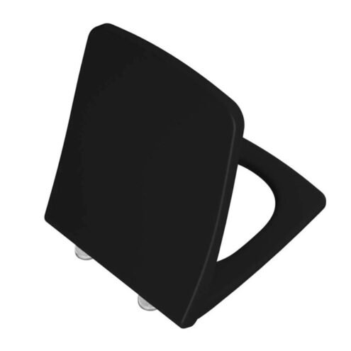 VitrA Metropole Duroplast Mat Siyah Yavaş Kapanır Slim Klozet Kapağı