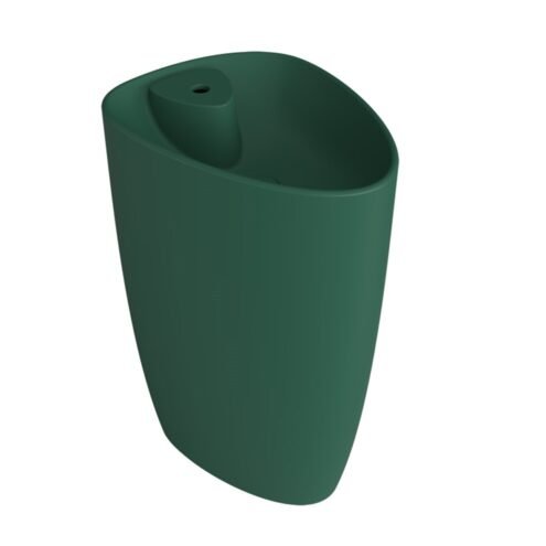 Bocchi Etna Mat Yeşil Armatür Delikli Monoblok Lavabo