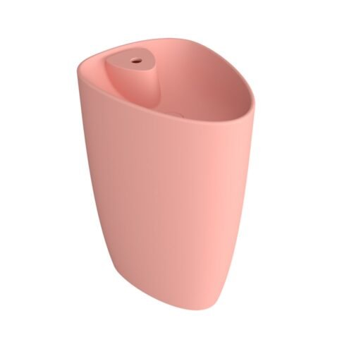 Bocchi Etna Mat Somon Armatür Delikli Monoblok Lavabo