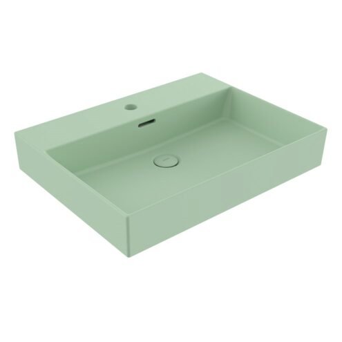 Bocchi Milano 60 cm Mat Mint Yeşil Tezgah Üstü Lavabo