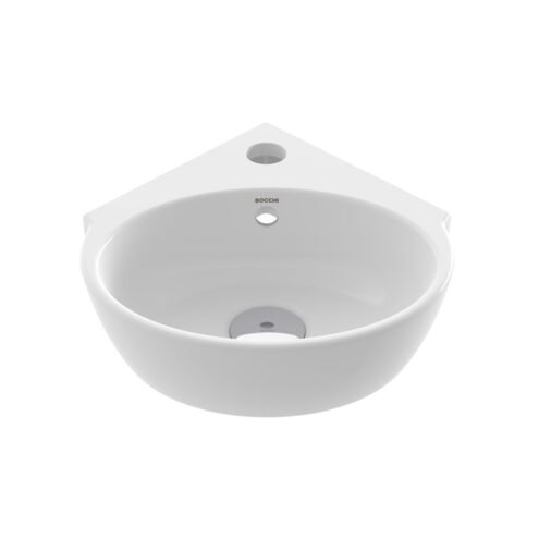 Bocchi Taormina Arch 30 cm Parlak Beyaz Köşe Lavabo