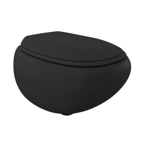 Bocchi Strata Mat Antrasit Rimless Asma Kanalsız Klozet