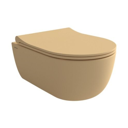 Bocchi V-Tondo Mat Kaşmir Rimless Kısa Asma Klozet