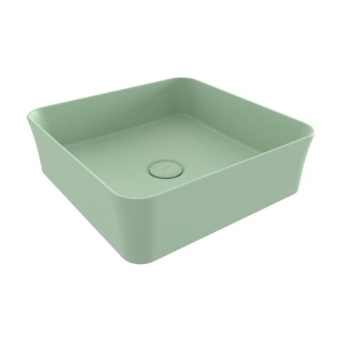 Bocchi Vessel Kare 38 cm Mat Mint Yeşil Çanak Lavabo