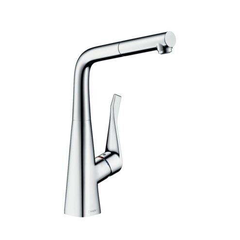 Hansgrohe Metris 320 Krom Spiralli Eviye Bataryası