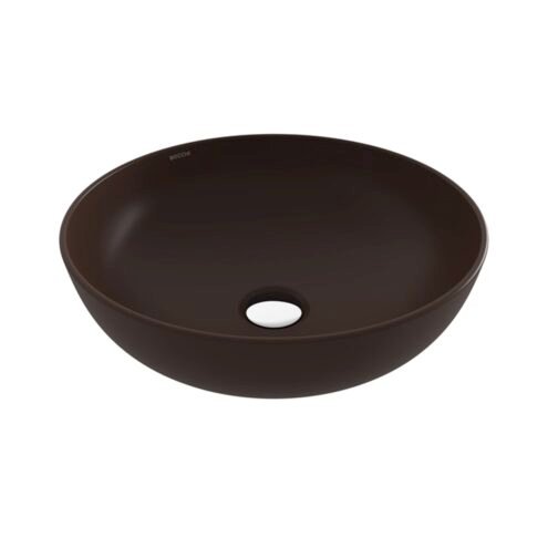 Bocchi Vessel Yuvarlak 38 cm Mat Kahverengi Kase Çanak Lavabo