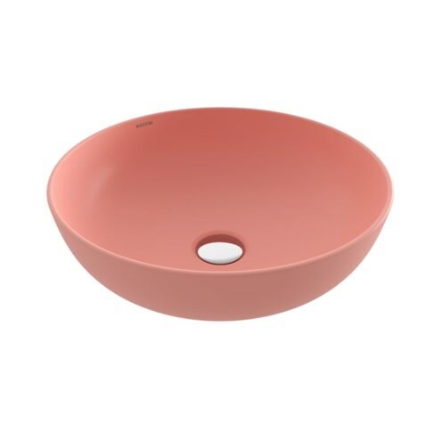 Bocchi Vessel Yuvarlak 38 cm Mat Somon Kase Çanak Lavabo