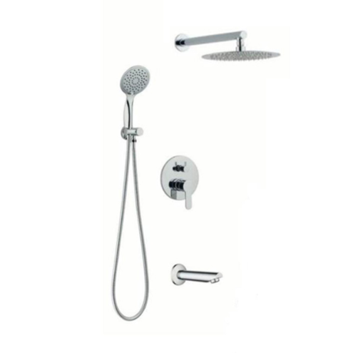 Newarc Master Krom 3 Yönlü Ankastre Banyo Seti