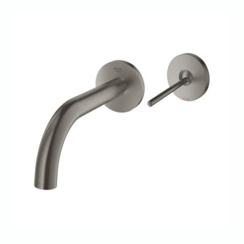 Grohe Atrio İki Delikli Joystick Brushed Hard Graphite Lavabo Bataryası